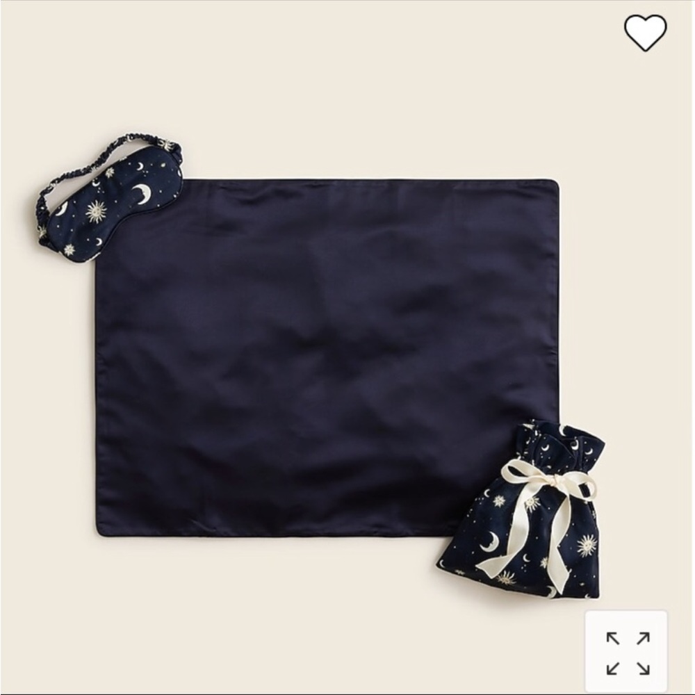 Sleep gift set celestial drawstring pouch with pillowcase and sleep mask